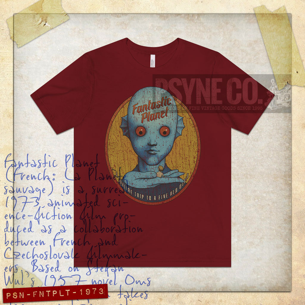 Fantastic Planet 1973 Vintage Men's T-Shirt