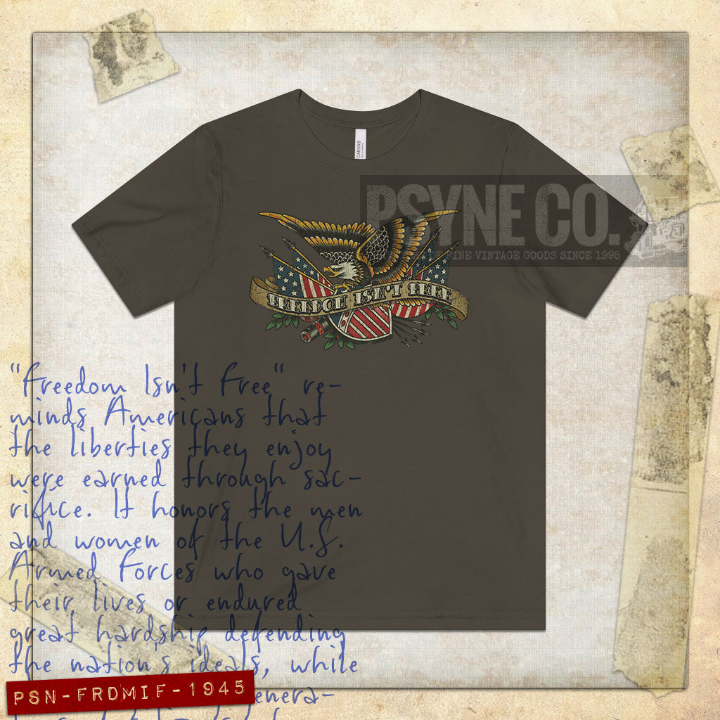 Freedom Isn't Free 1945 Vintage Men’s T-Shirt
