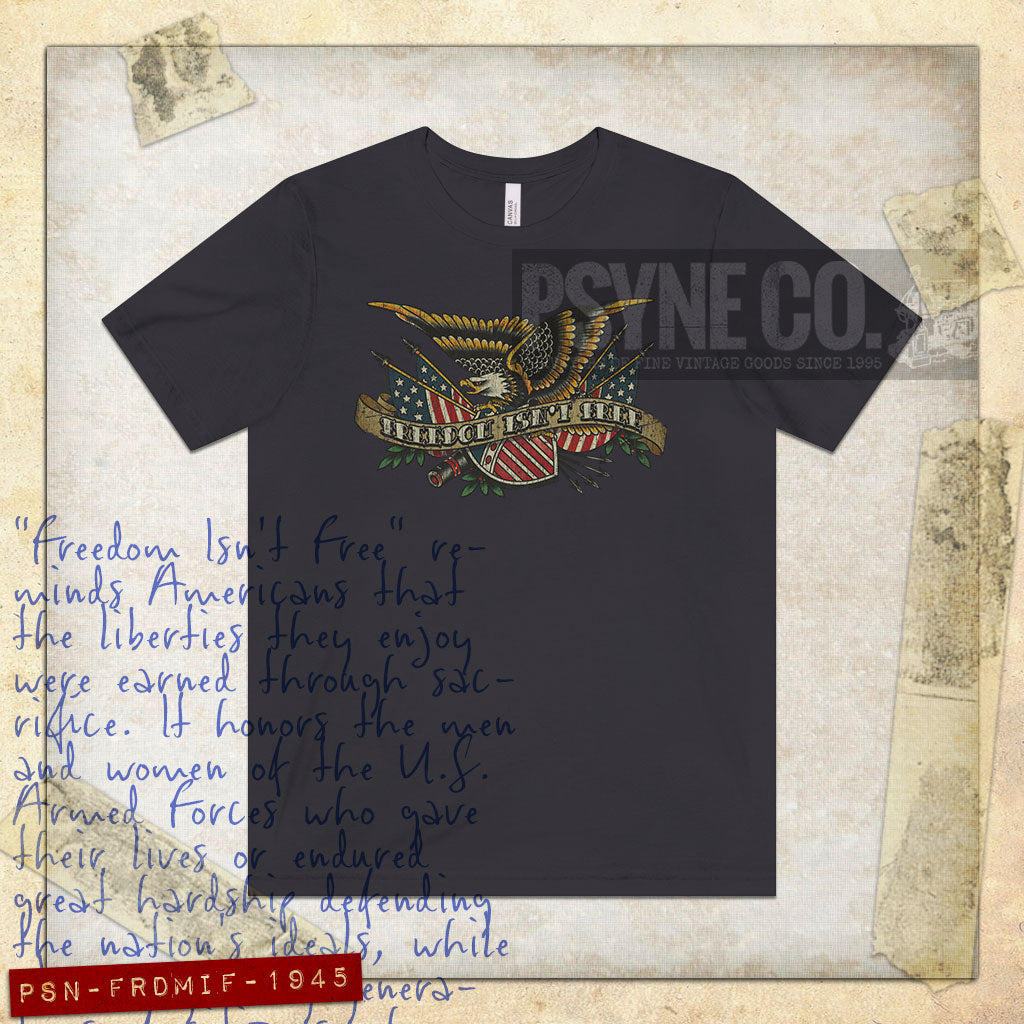 Freedom Isn't Free 1945 Vintage Men’s T-Shirt