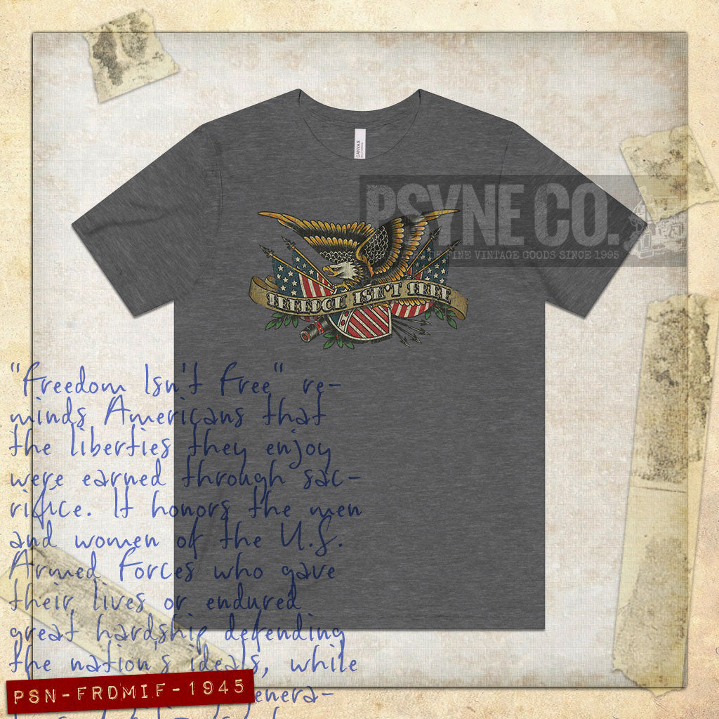 Freedom Isn't Free 1945 Vintage Men’s T-Shirt