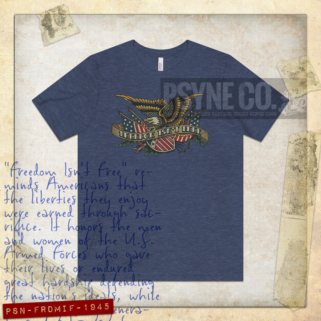 Freedom Isn't Free 1945 Vintage Men’s T-Shirt