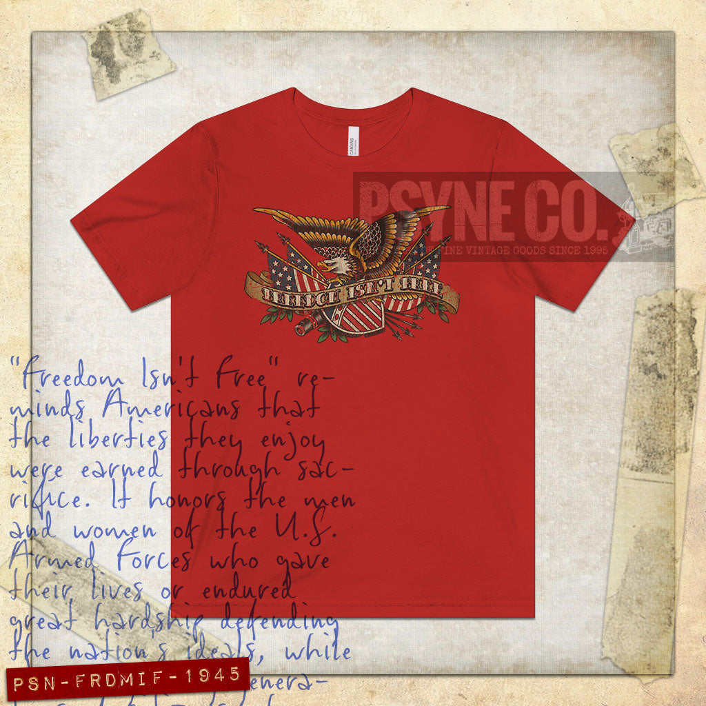 Freedom Isn't Free 1945 Vintage Men’s T-Shirt