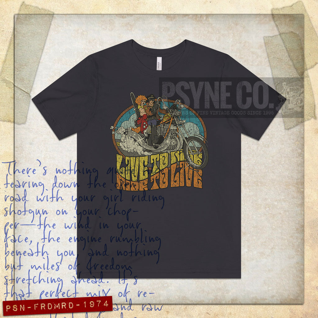 Freedom Rider 1974 Vintage Men's T-Shirt