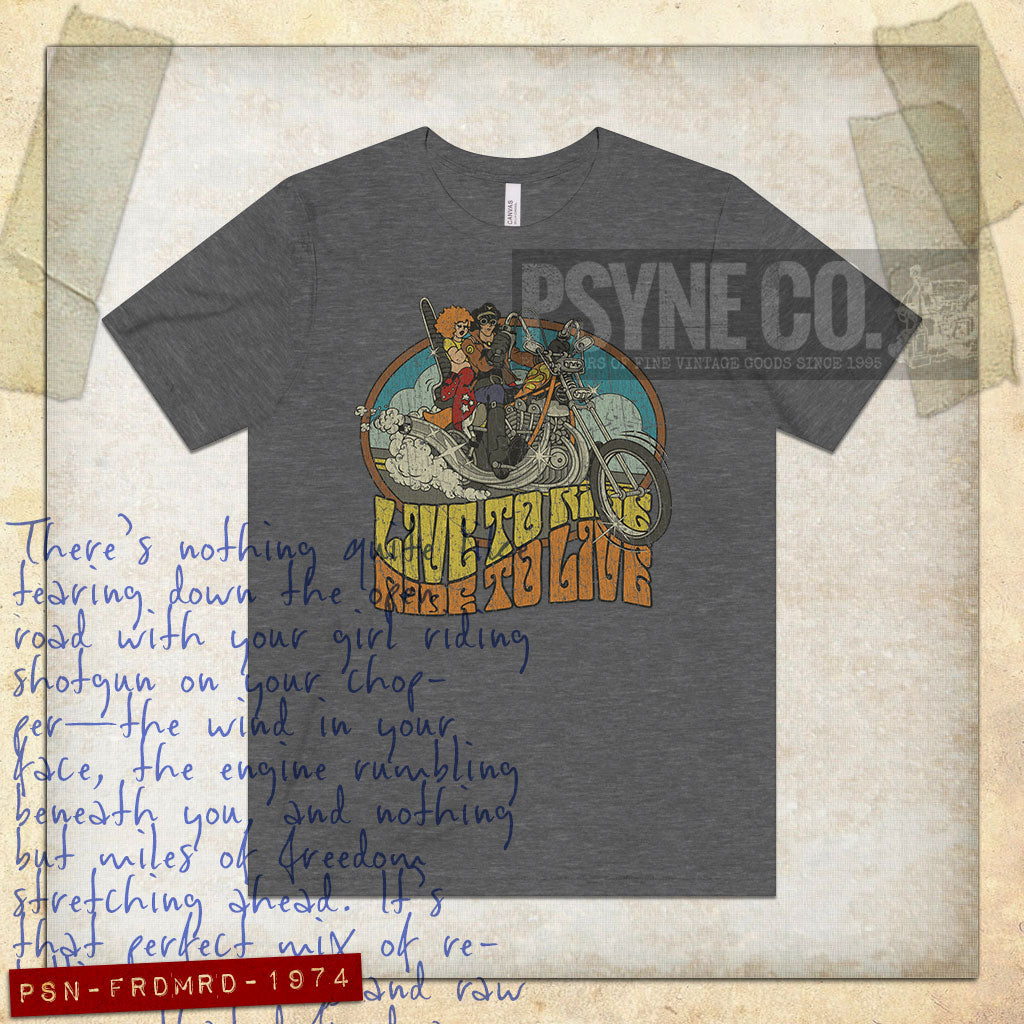 Freedom Rider 1974 Vintage Men's T-Shirt