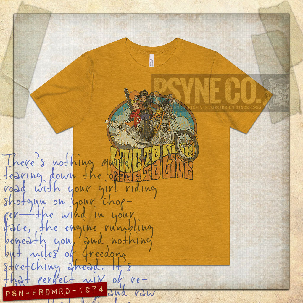 Freedom Rider 1974 Vintage Men's T-Shirt