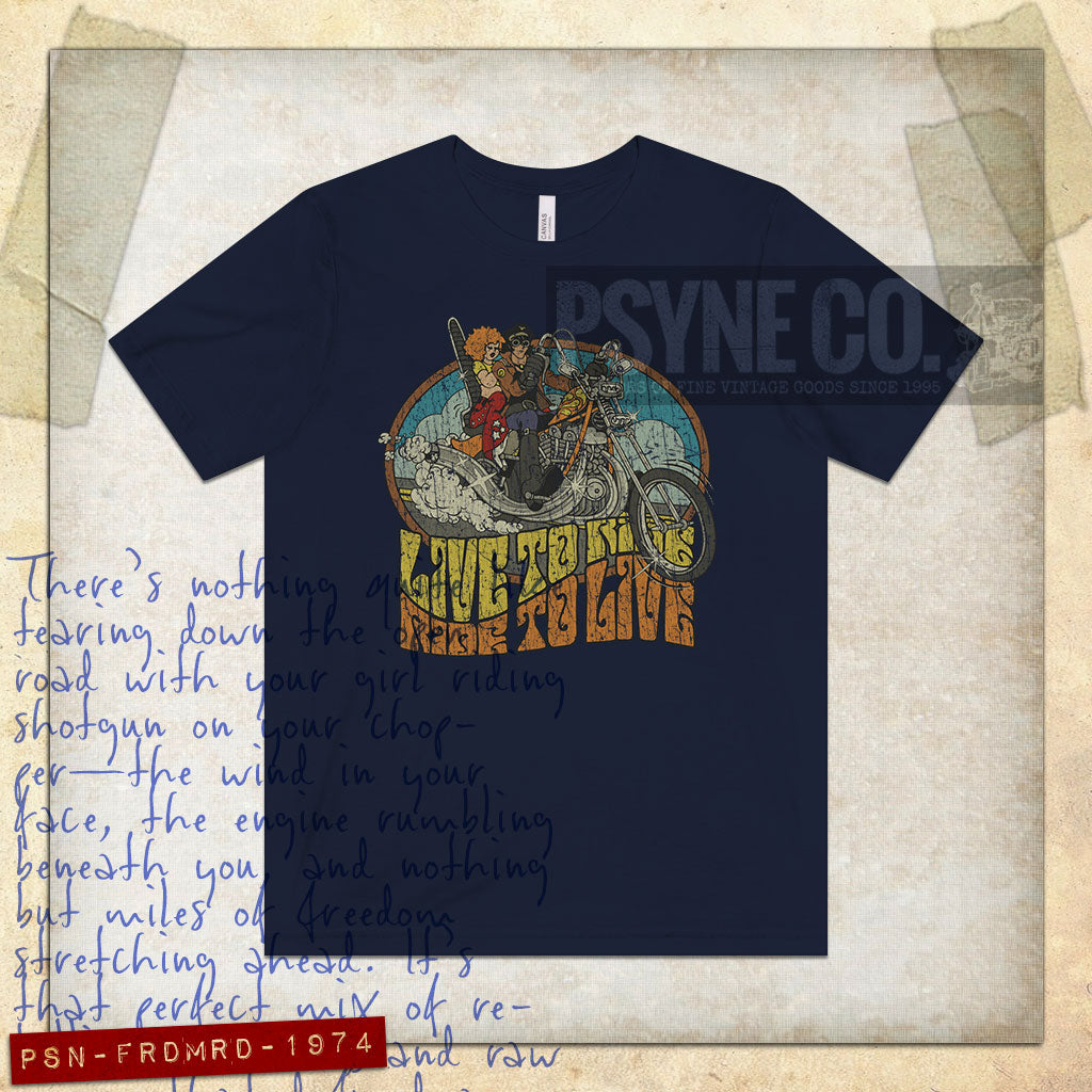 Freedom Rider 1974 Vintage Men's T-Shirt