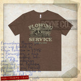 Farmersburg Plowing Service 1948 Vintage Men's T-Shirt