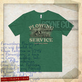 Farmersburg Plowing Service 1948 Vintage Men's T-Shirt
