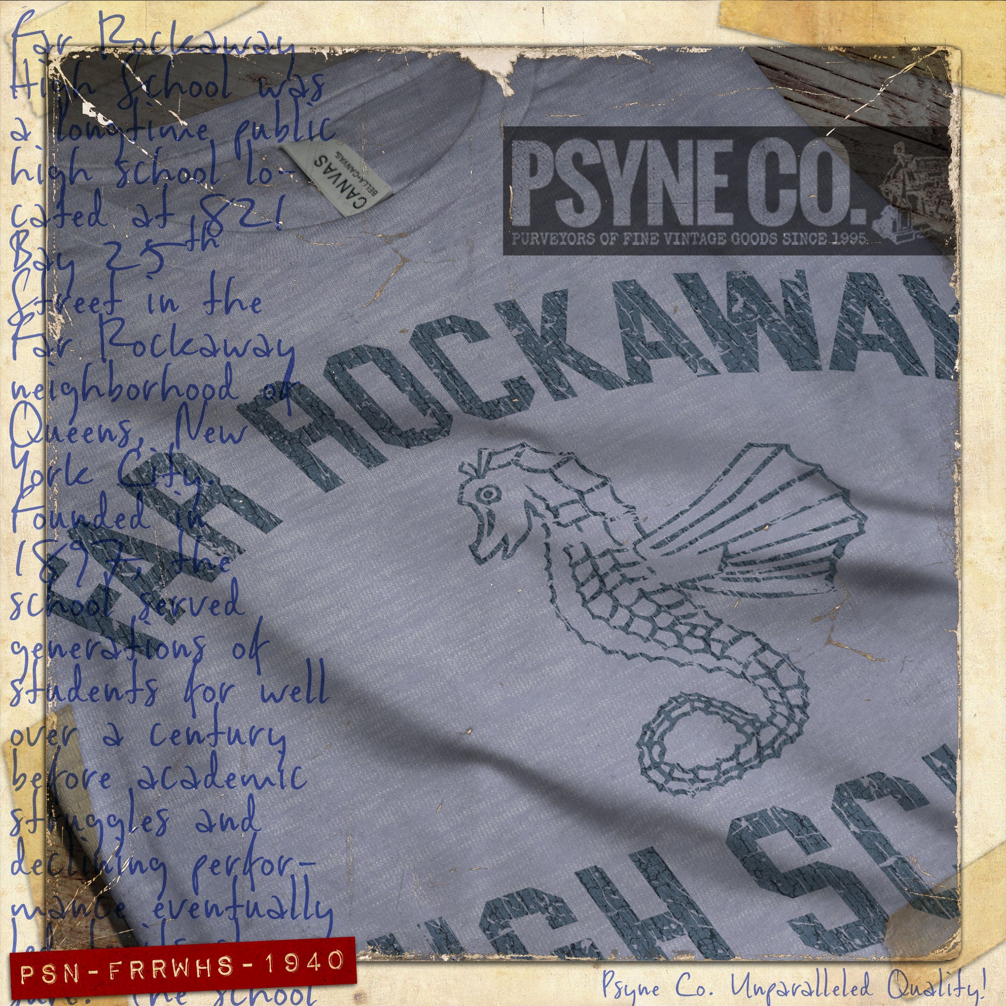 Far Rockaway High School 1940 Vintage Men's T-Shirt
