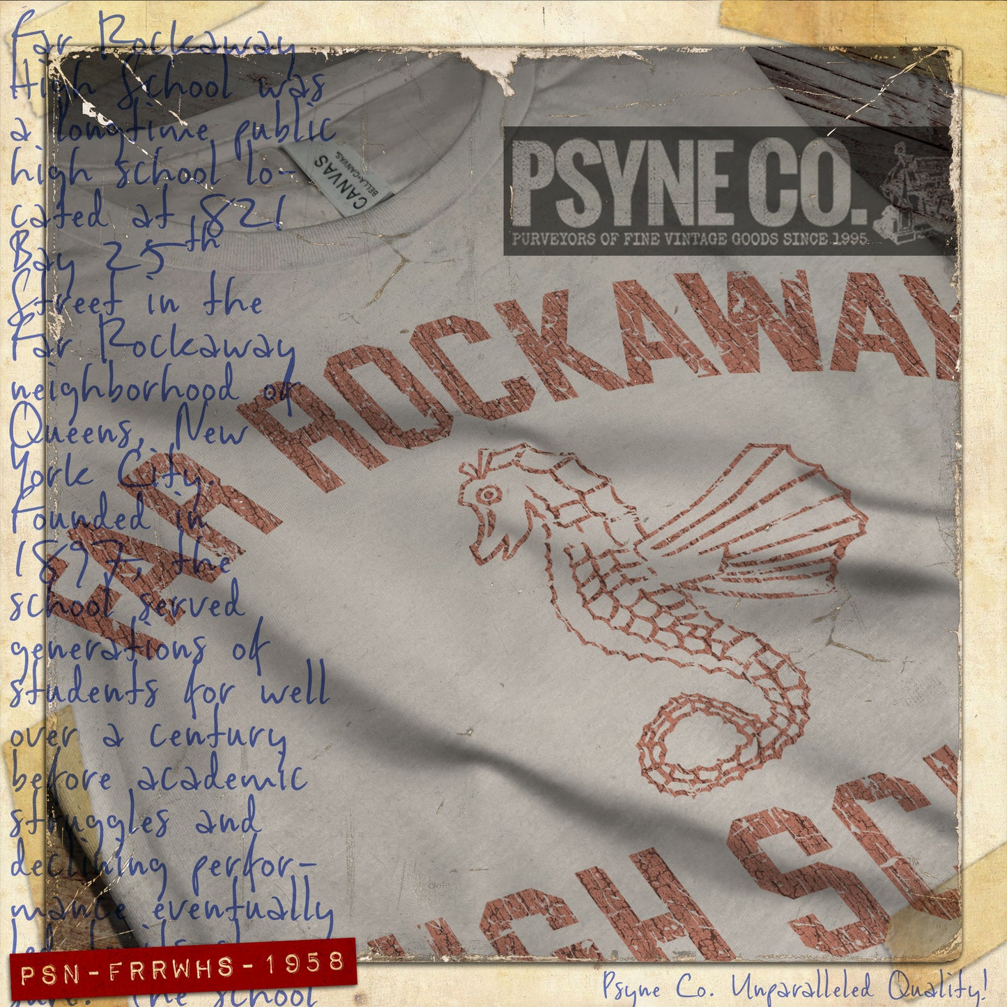 Far Rockaway High School 1958 Vintage Men's T-Shirt