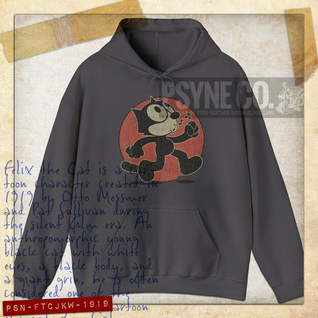 Felix The Cat Just Keep Walking 1919 Vintage Men's Hoodie