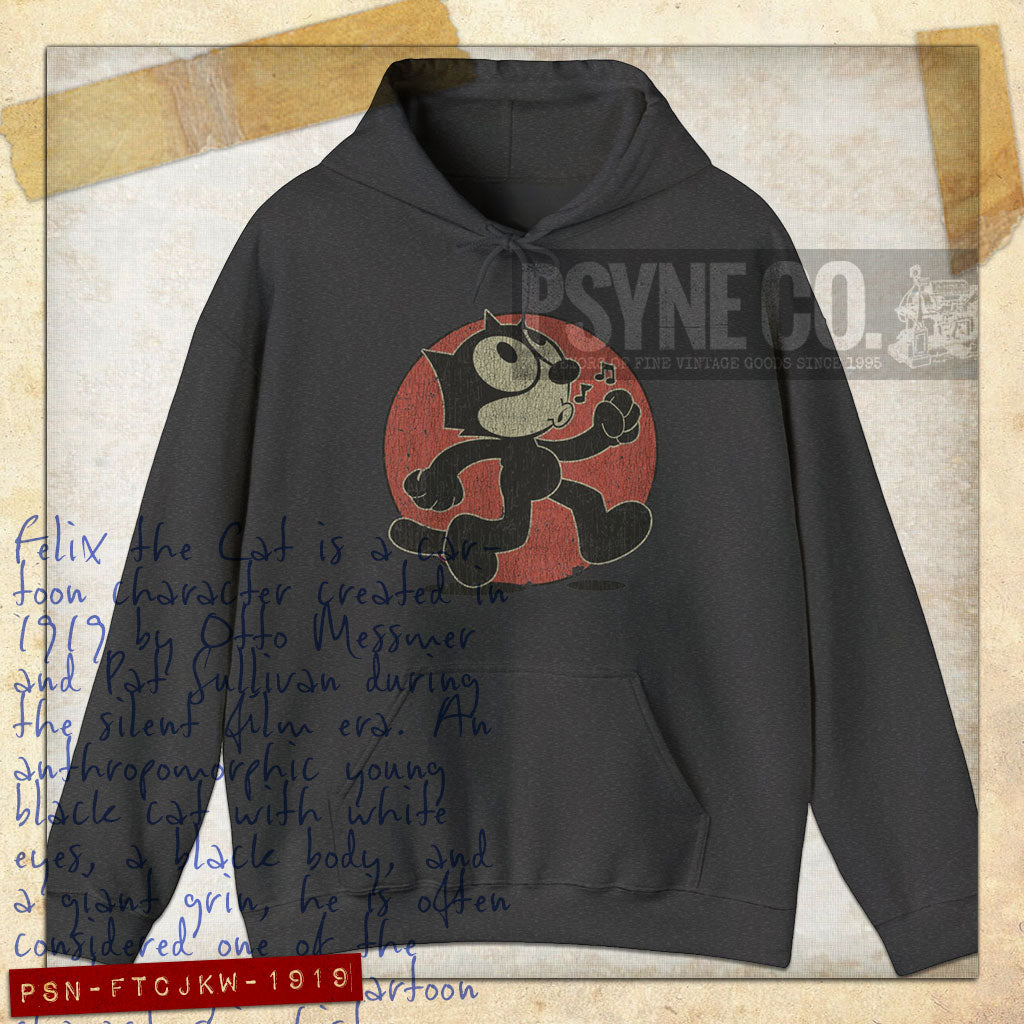 Felix The Cat Just Keep Walking 1919 Vintage Men's Hoodie
