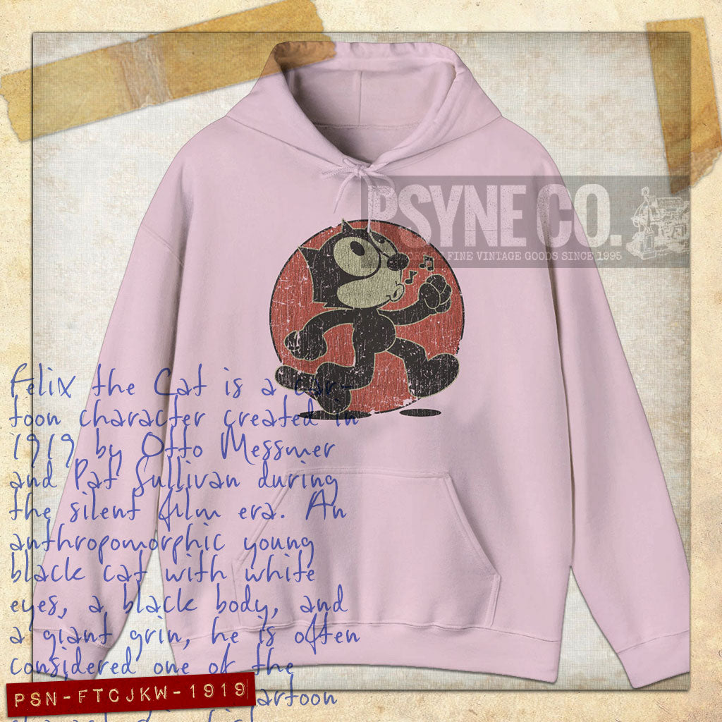 Felix The Cat Just Keep Walking 1919 Vintage Men's Hoodie