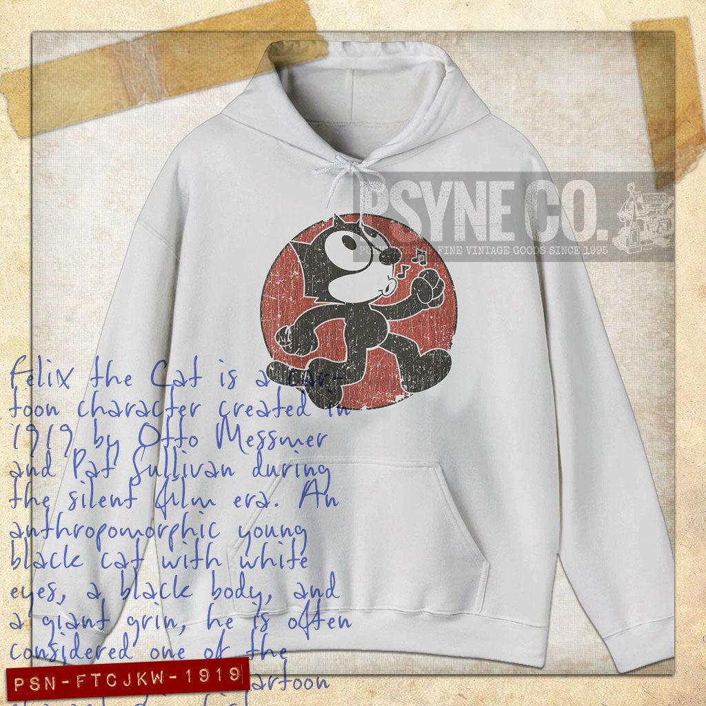 Felix The Cat Just Keep Walking 1919 Vintage Men's Hoodie