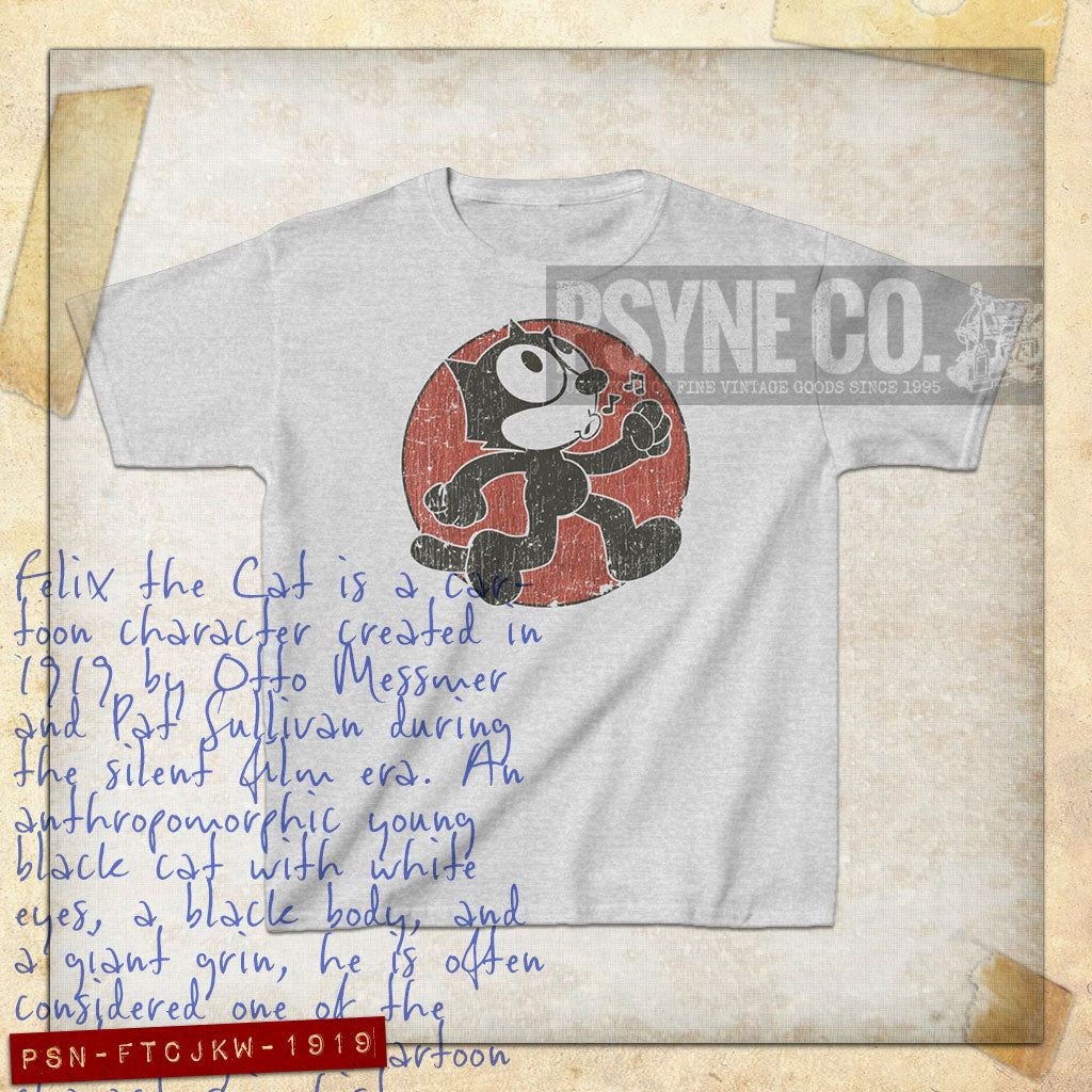 Felix The Cat Just Keep Walking 1919 Vintage Kid's T-Shirt