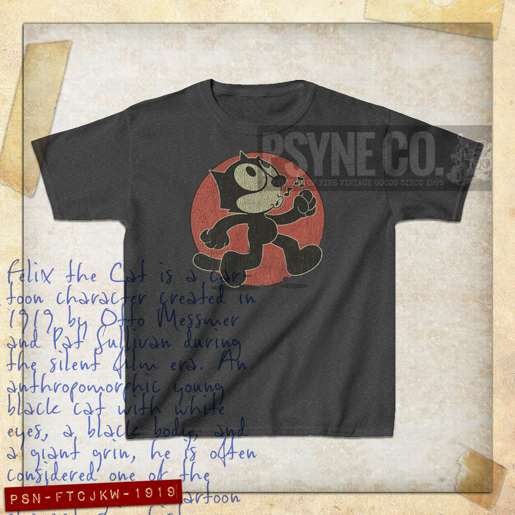 Felix The Cat Just Keep Walking 1919 Vintage Kid's T-Shirt