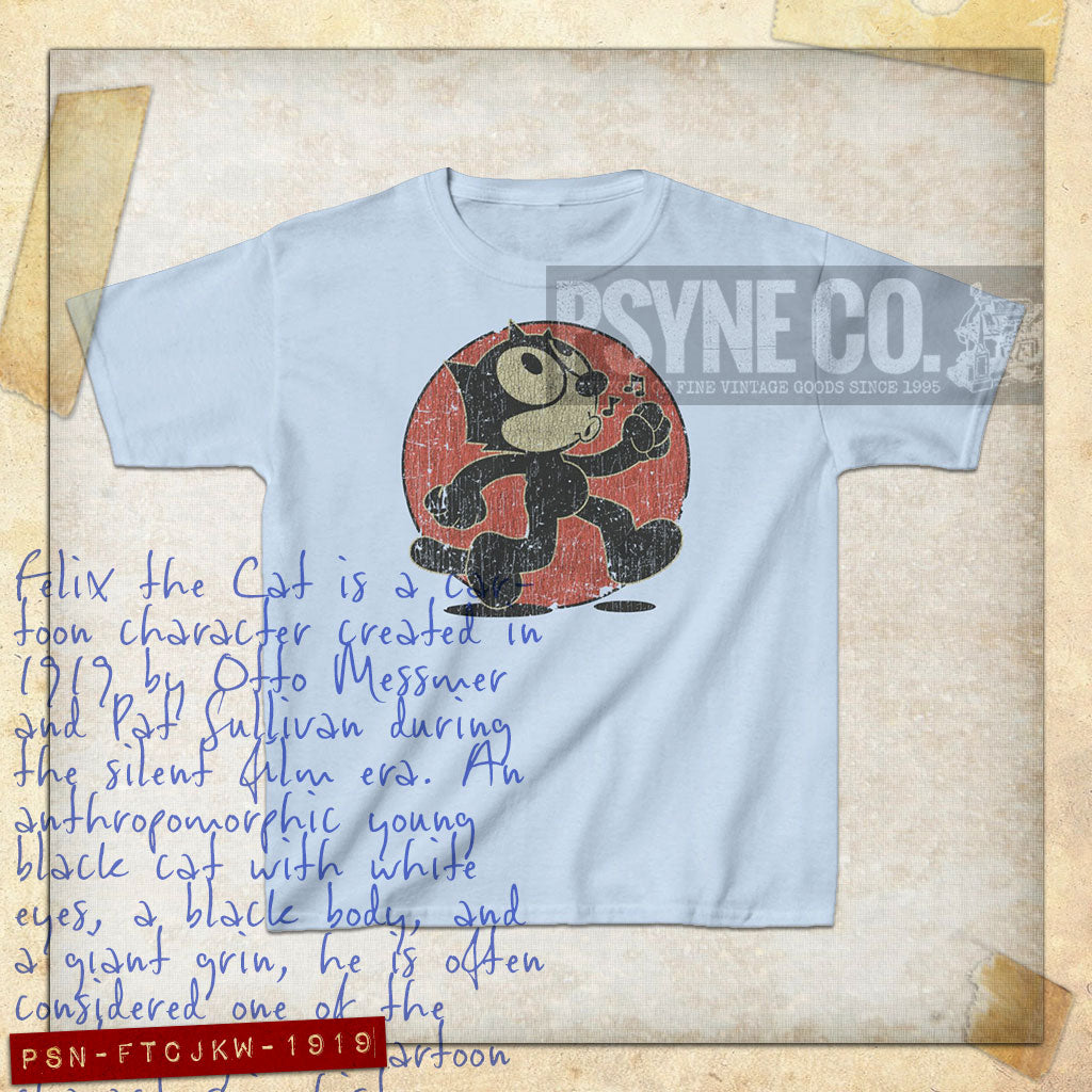 Felix The Cat Just Keep Walking 1919 Vintage Kid's T-Shirt