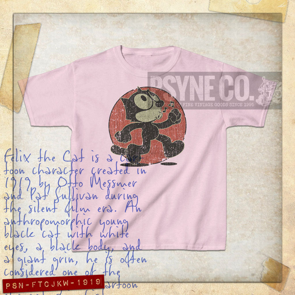 Felix The Cat Just Keep Walking 1919 Vintage Kid's T-Shirt