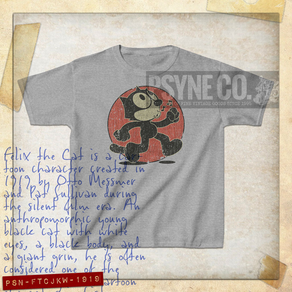 Felix The Cat Just Keep Walking 1919 Vintage Kid's T-Shirt