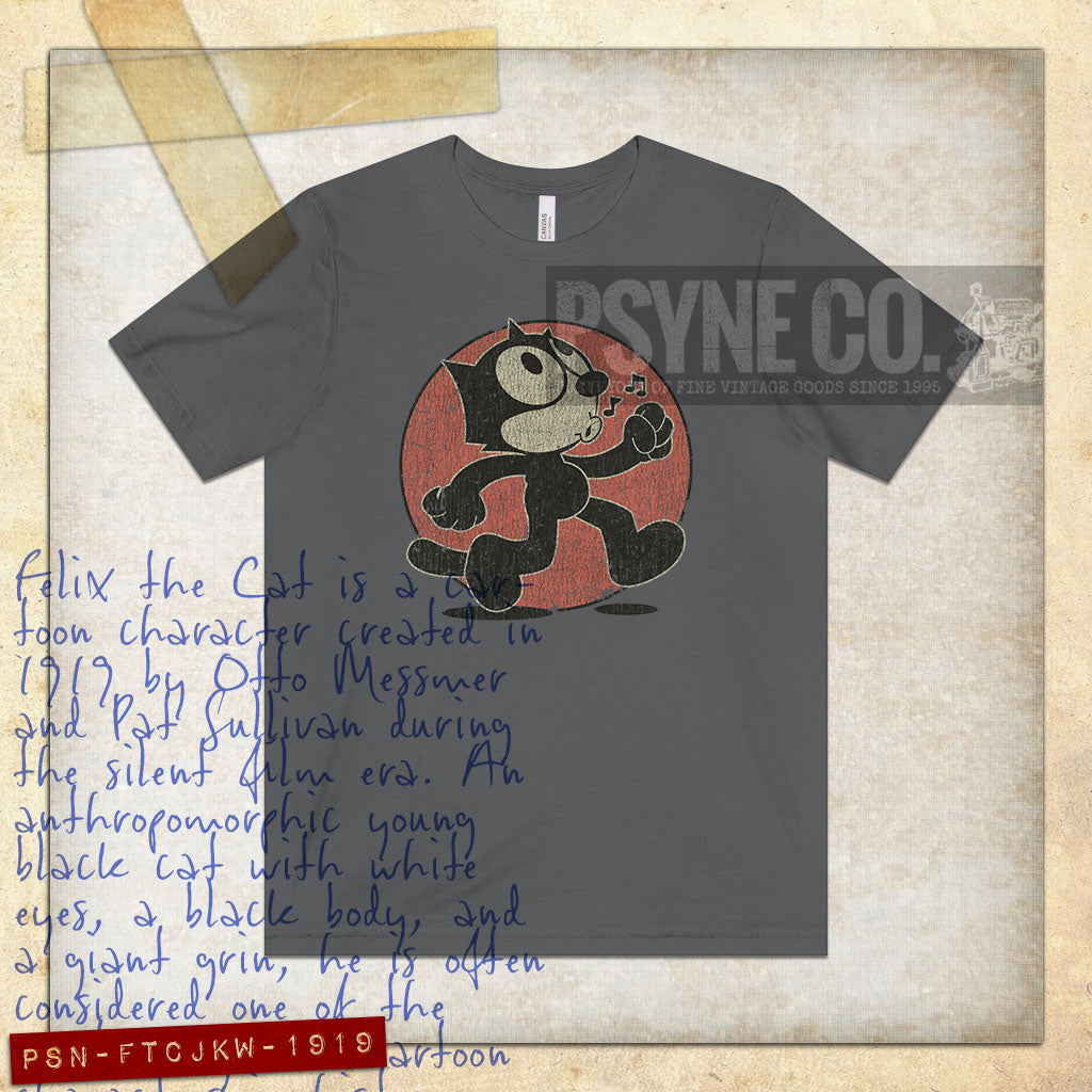 Felix The Cat Just Keep Walking 1919 Vintage Men's T-Shirt