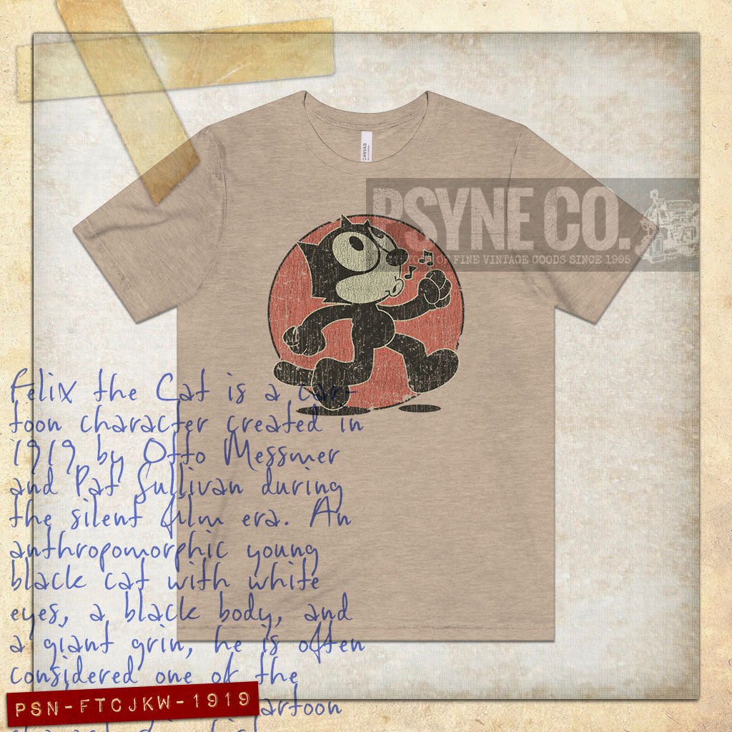 Felix The Cat Just Keep Walking 1919 Vintage Men's T-Shirt