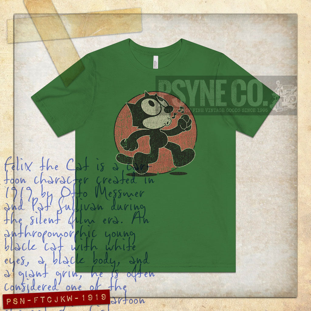 Felix The Cat Just Keep Walking 1919 Vintage Men's T-Shirt