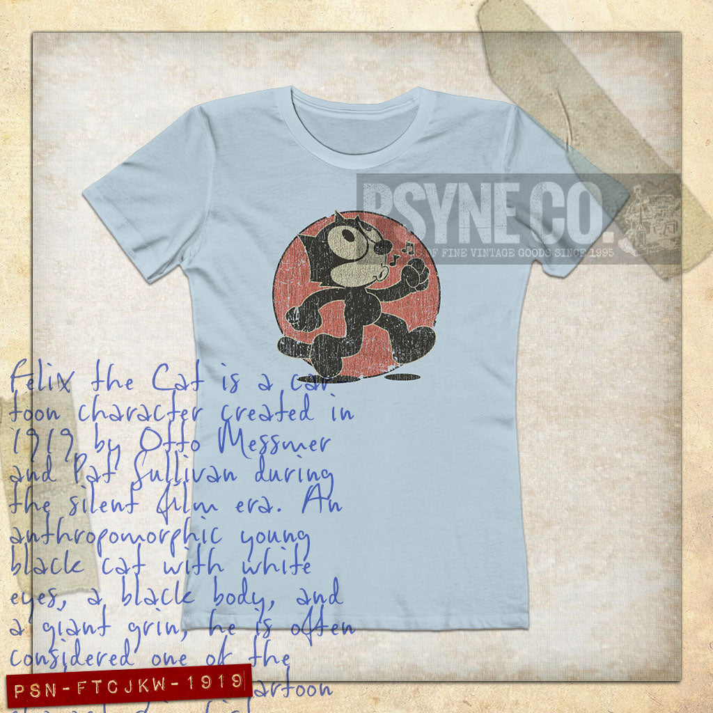 Felix The Cat Just Keep Walking 1919 Vintage Women's T-Shirt