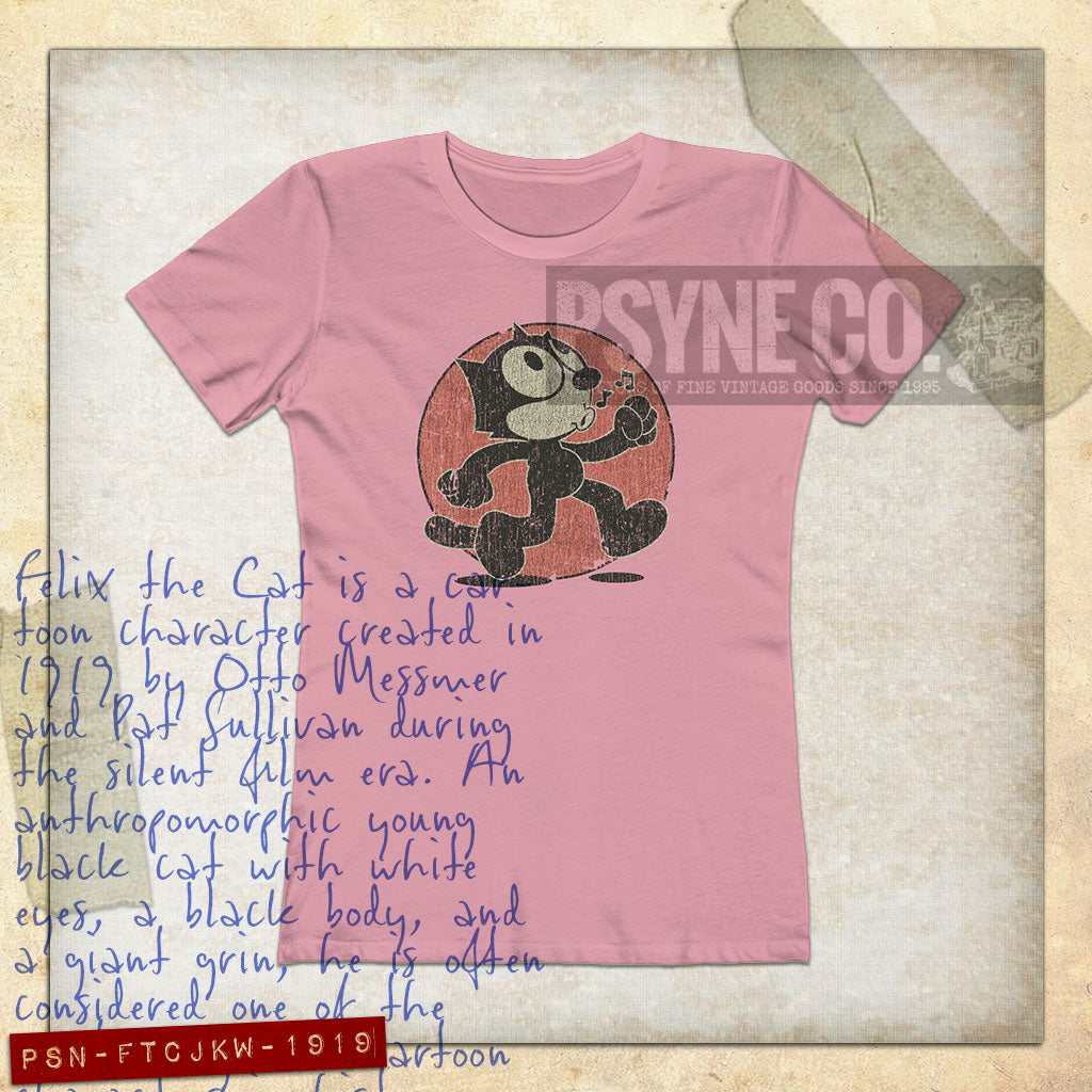 Felix The Cat Just Keep Walking 1919 Vintage Women's T-Shirt