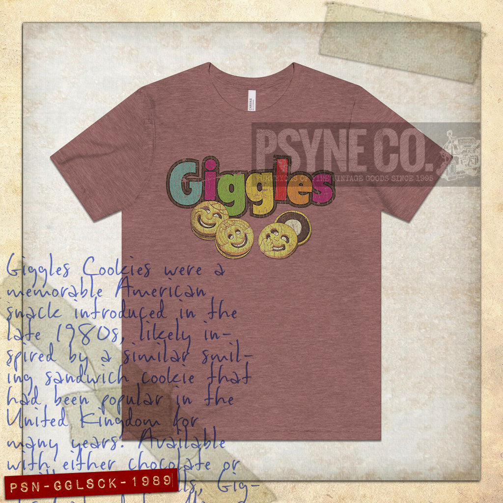 Giggles Cookies 1989 Vintage Men’s T-Shirt