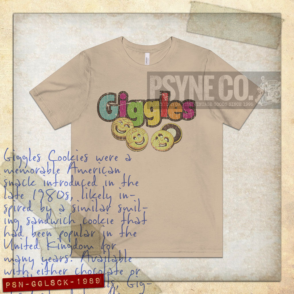 Giggles Cookies 1989 Vintage Men’s T-Shirt
