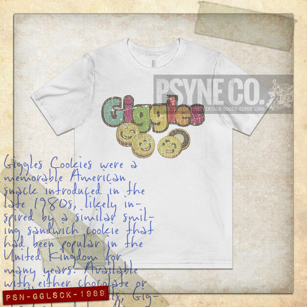 Giggles Cookies 1989 Vintage Men’s T-Shirt