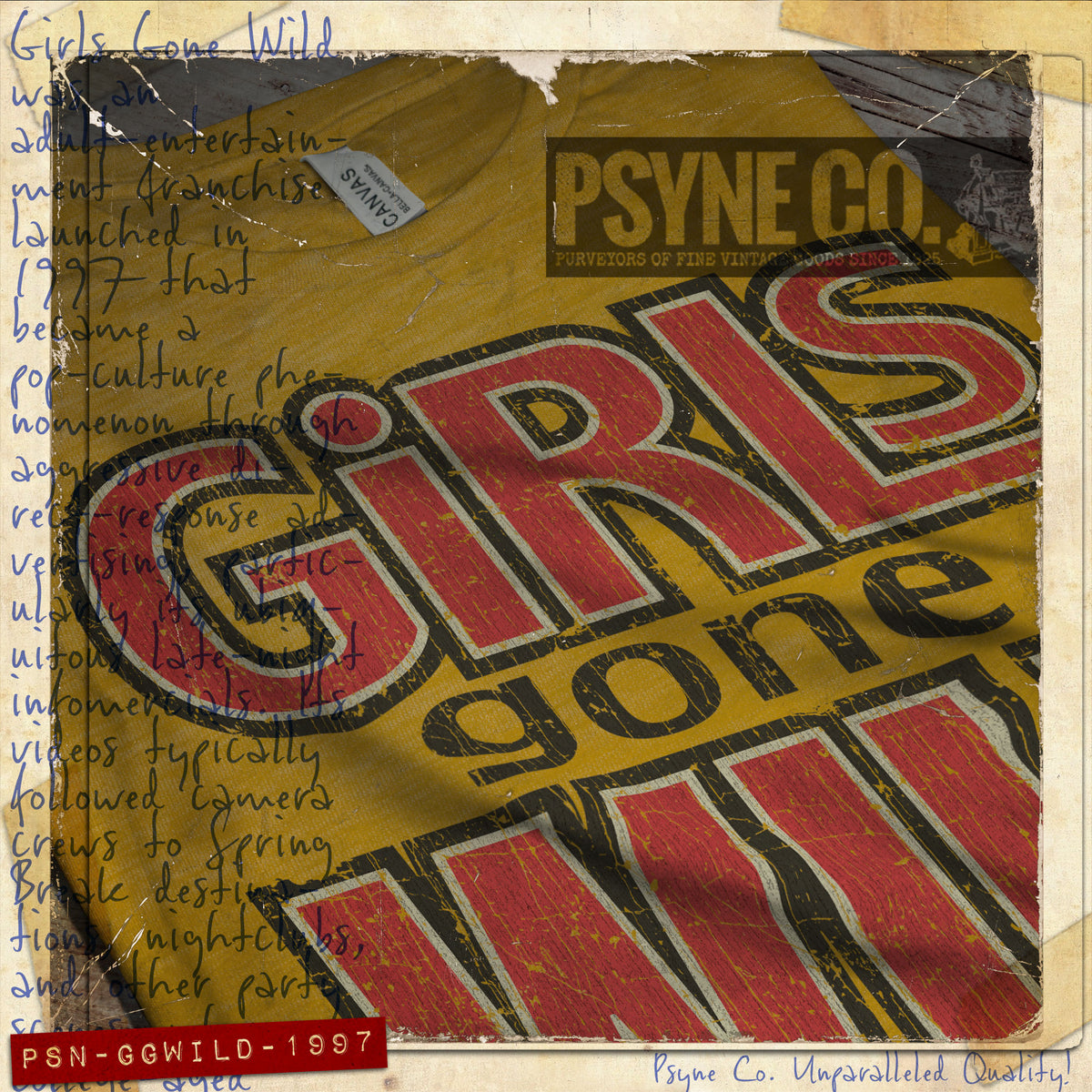 Girls Gone Wild 1997 Vintage Men's T-Shirt