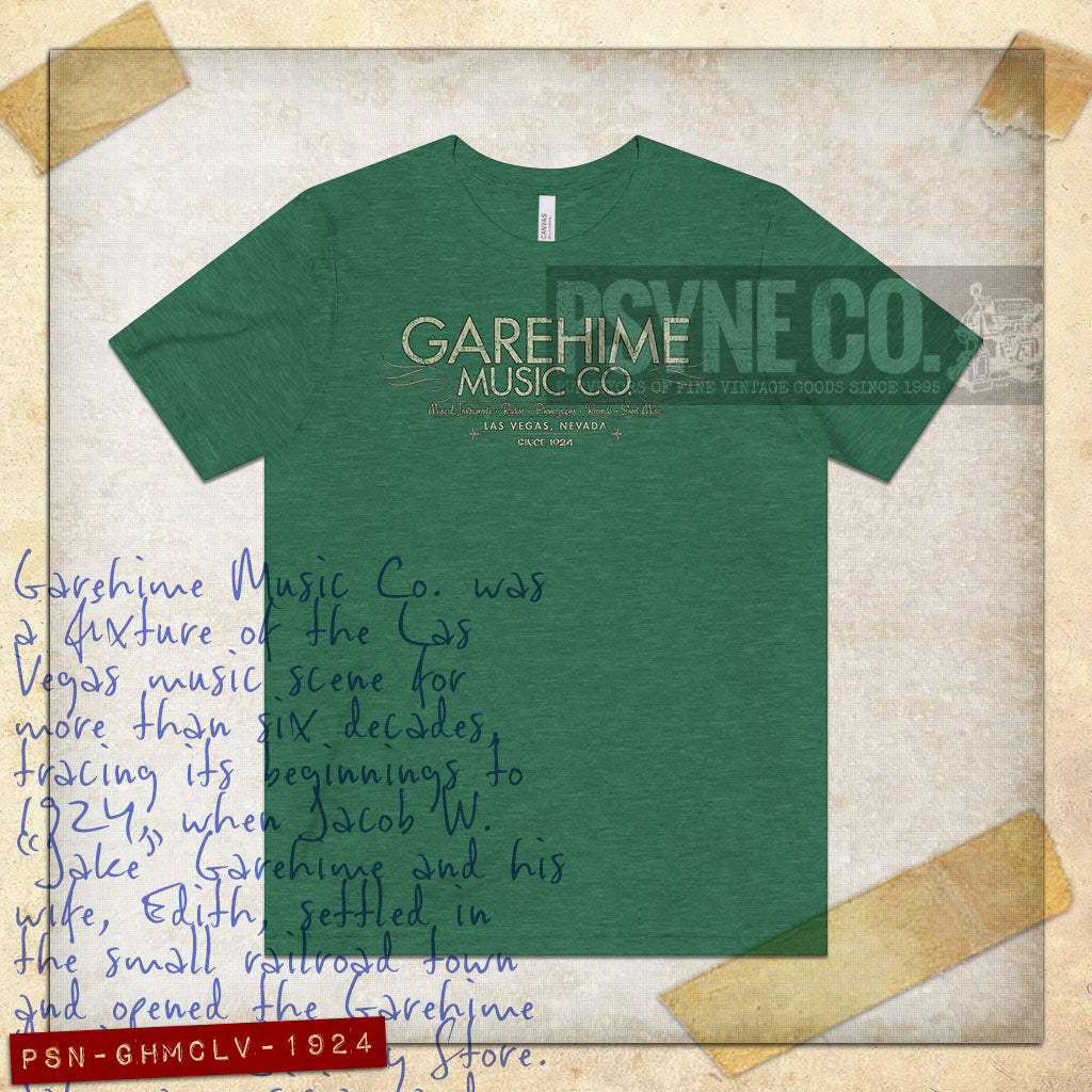 Garehime Music Co. 1924 Vintage Men's T-Shirt