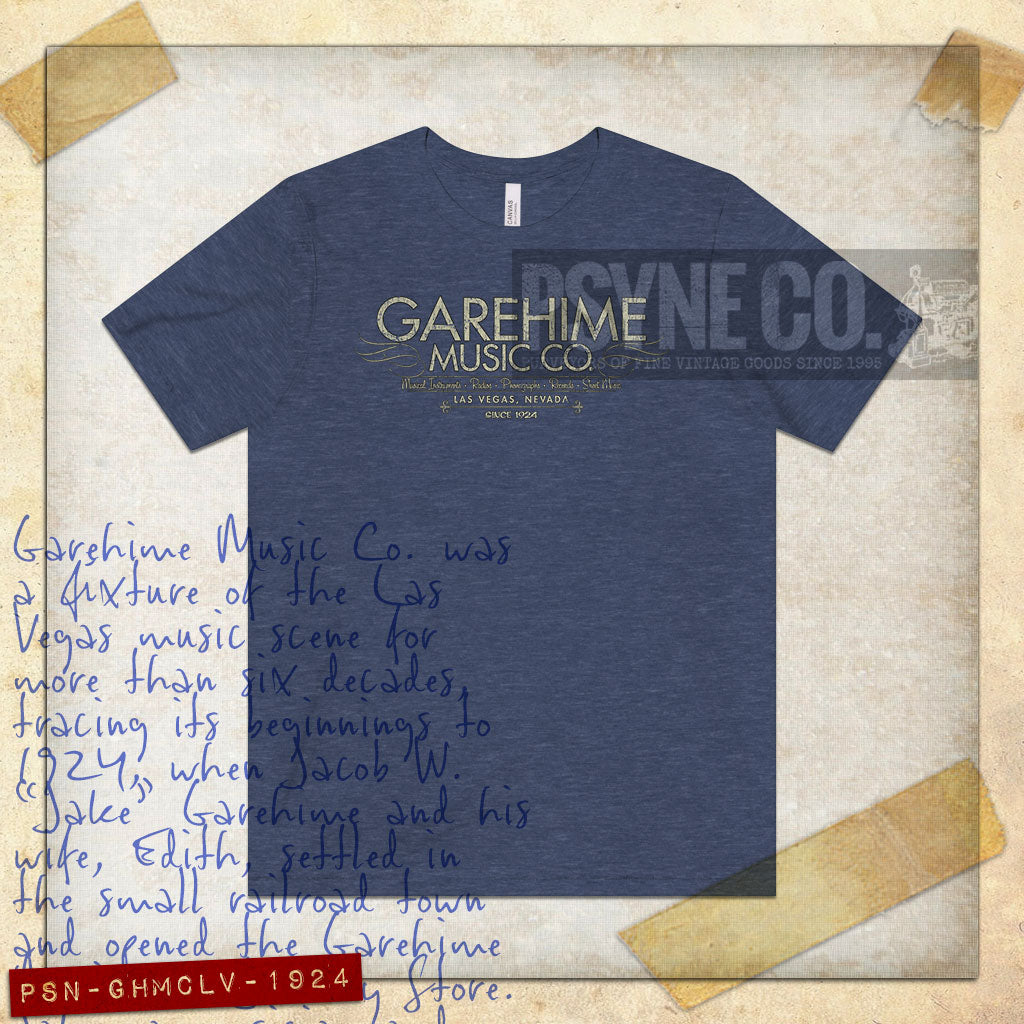 Garehime Music Co. 1924 Vintage Men's T-Shirt