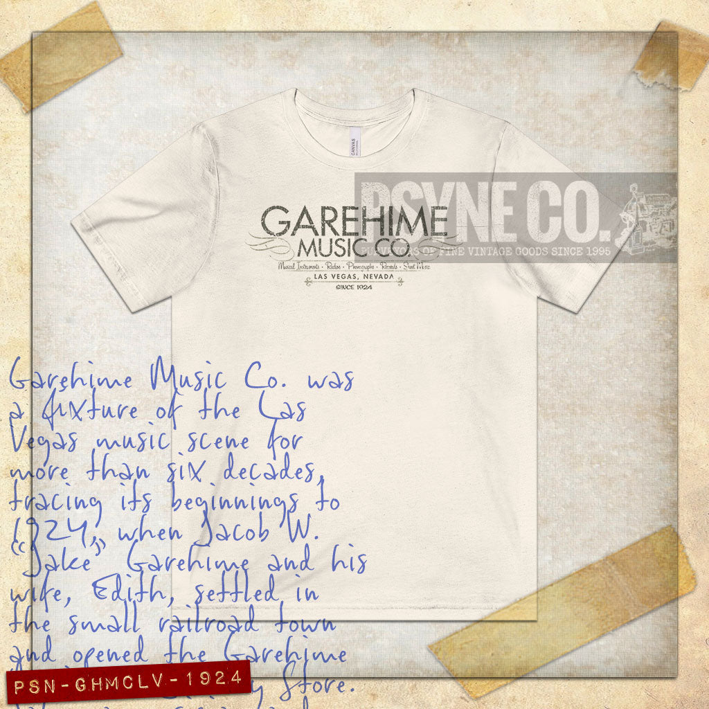 Garehime Music Co. 1924 Vintage Men's T-Shirt