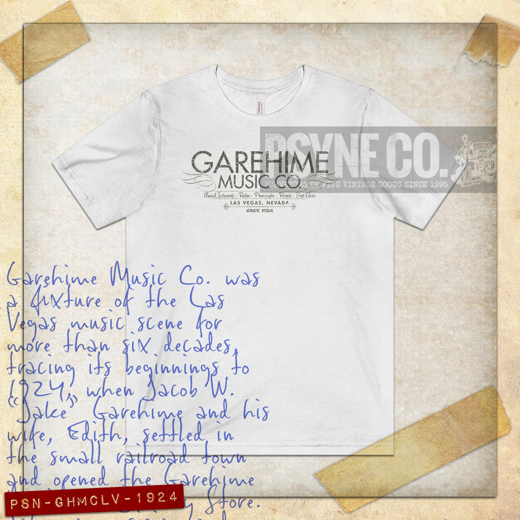 Garehime Music Co. 1924 Vintage Men's T-Shirt