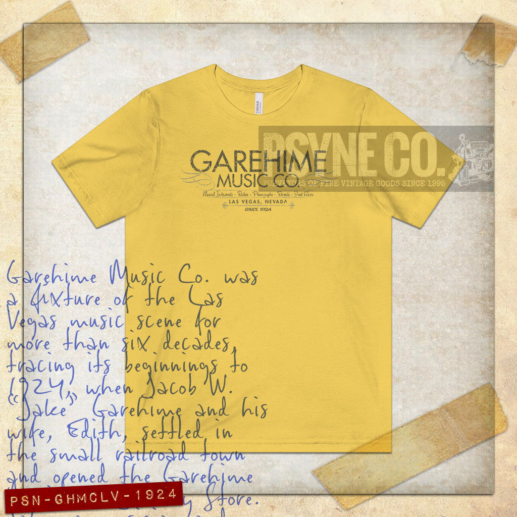 Garehime Music Co. 1924 Vintage Men's T-Shirt