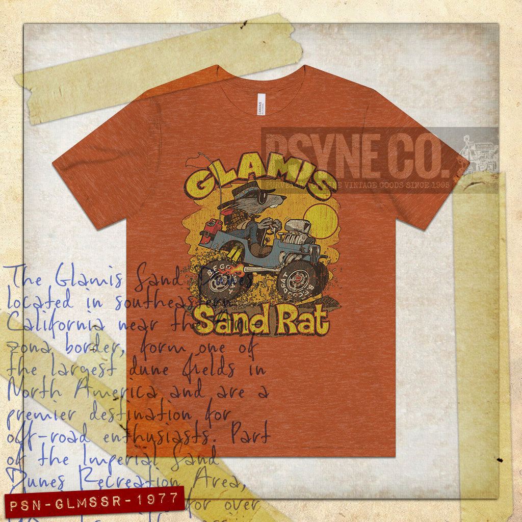 Glamis Sand Rat 1977 Vintage Men's T-Shirt