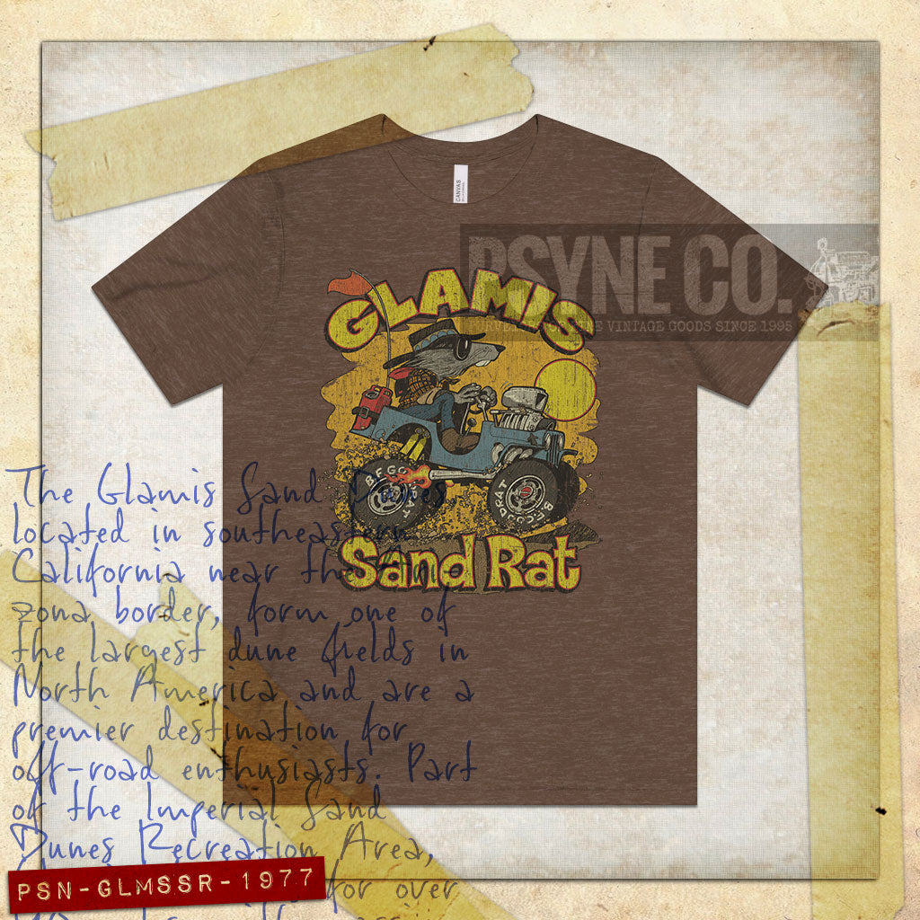 Glamis Sand Rat 1977 Vintage Men's T-Shirt