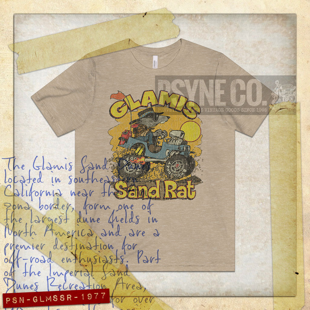 Glamis Sand Rat 1977 Vintage Men's T-Shirt