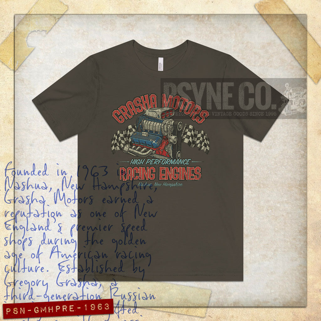 Grasha Motors High Performance 1963 Vintage Men's T-Shirt