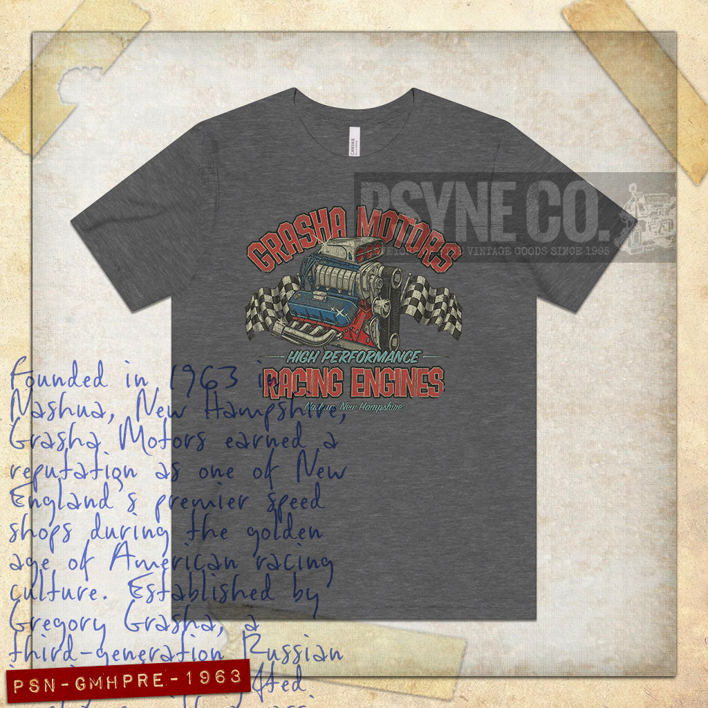 Grasha Motors High Performance 1963 Vintage Men's T-Shirt
