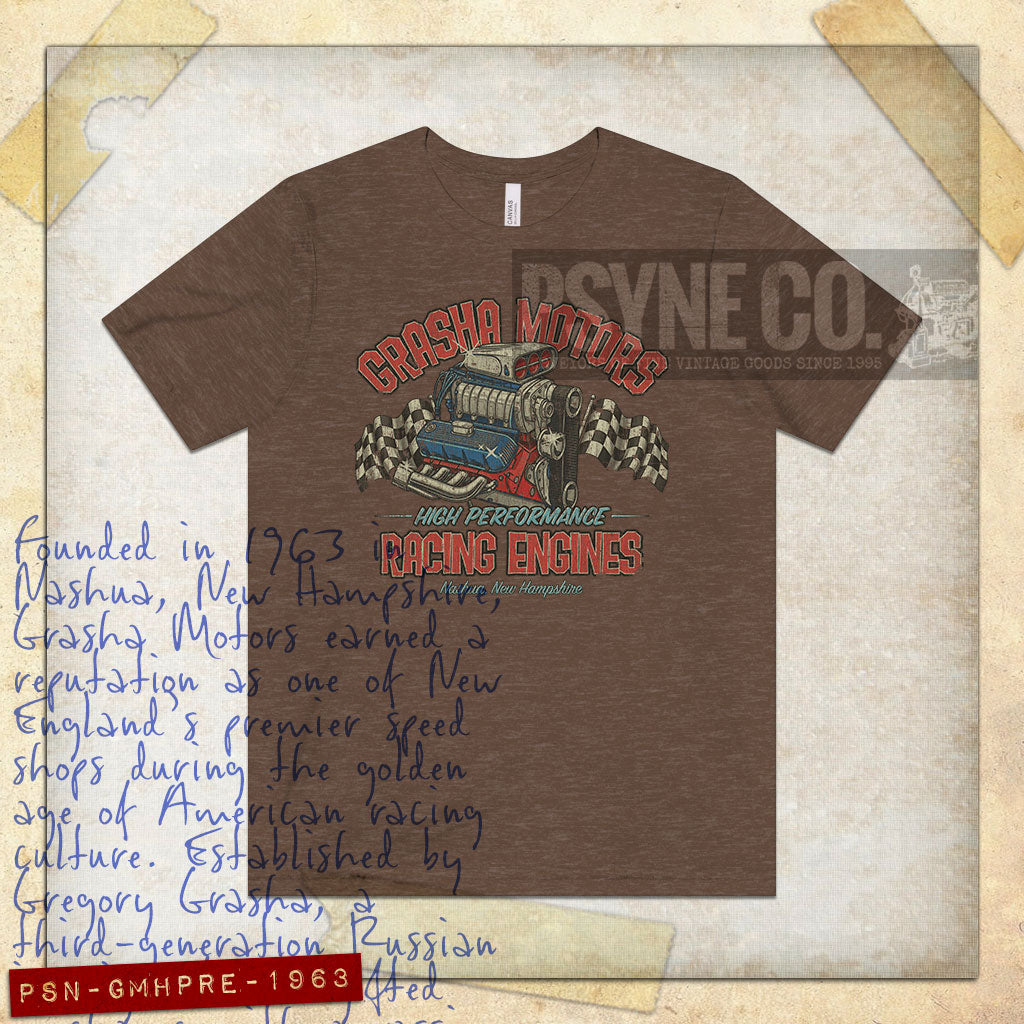 Grasha Motors High Performance 1963 Vintage Men's T-Shirt