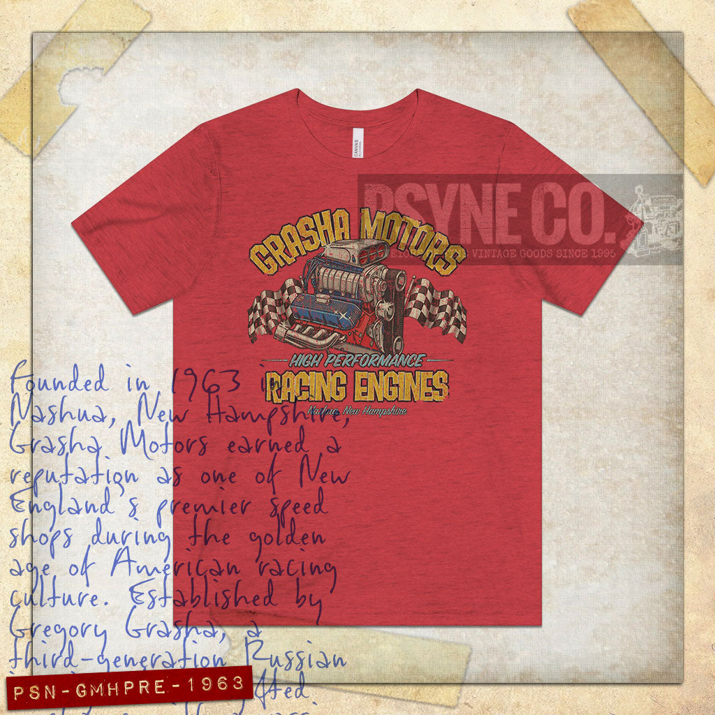 Grasha Motors High Performance 1963 Vintage Men's T-Shirt