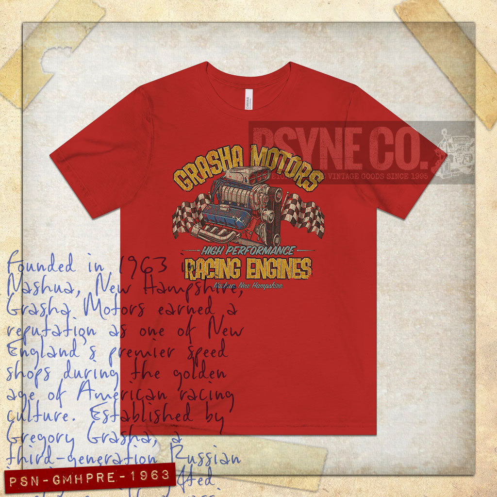 Grasha Motors High Performance 1963 Vintage Men's T-Shirt