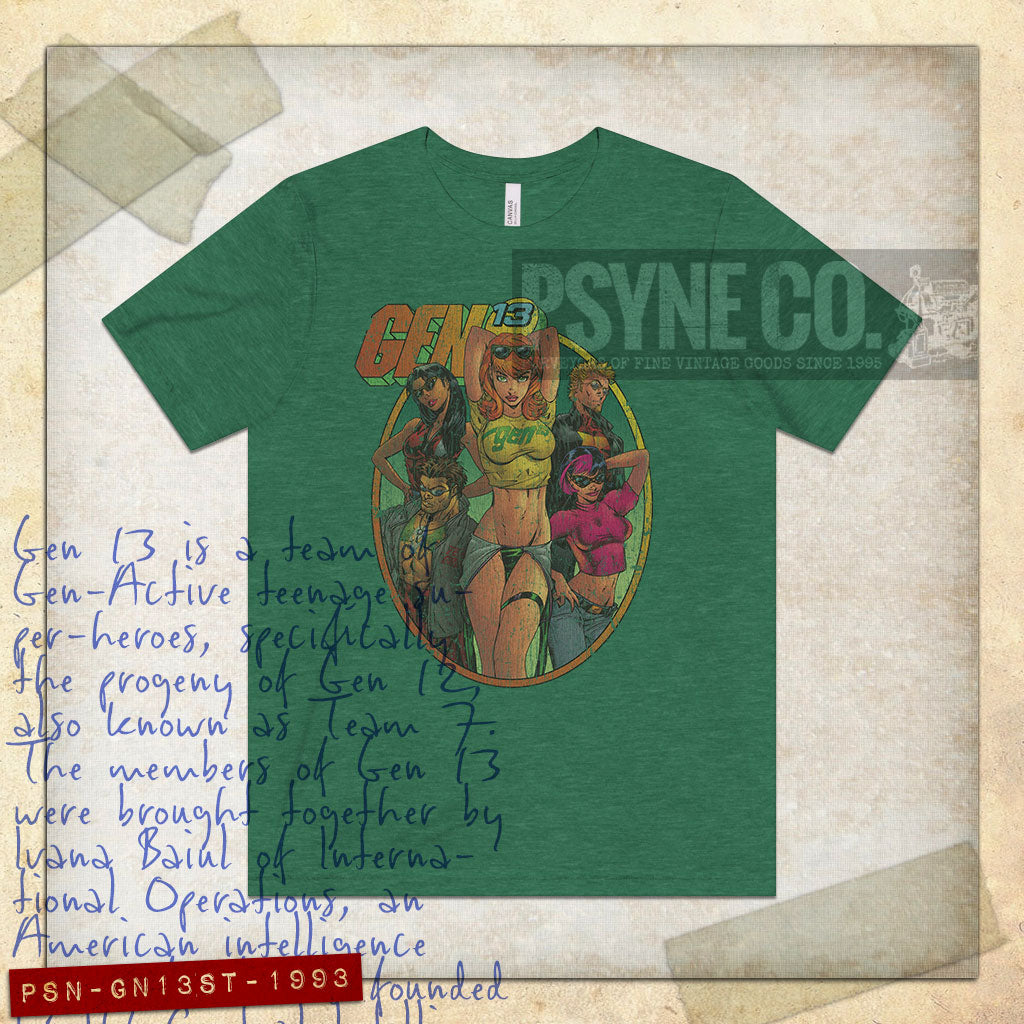 Gen 13 Teen Super Team 1993 Vintage Men's T-Shirt