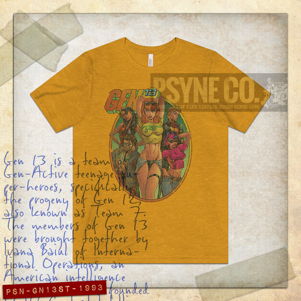 Gen 13 Teen Super Team 1993 Vintage Men's T-Shirt