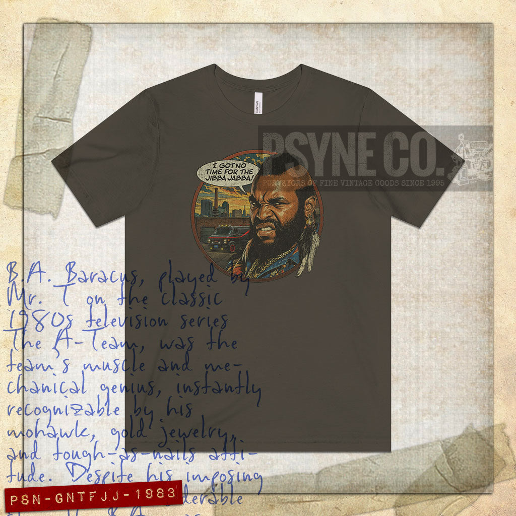 I Got No Time For The Jibba Jabba 1983 Vintage Men's T-Shirt