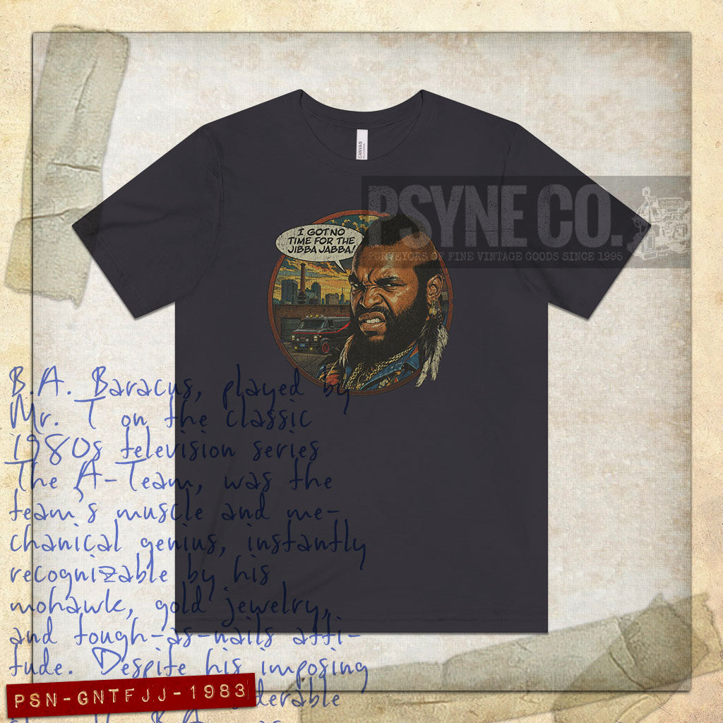 I Got No Time For The Jibba Jabba 1983 Vintage Men's T-Shirt