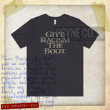 Give Racism the Boot 1993 Vintage Men's T-Shirt